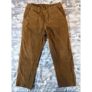 Cat & Jack Brown Corduroy Tapered Cotton Spandex Adjustable Pants Youth 10 Husky